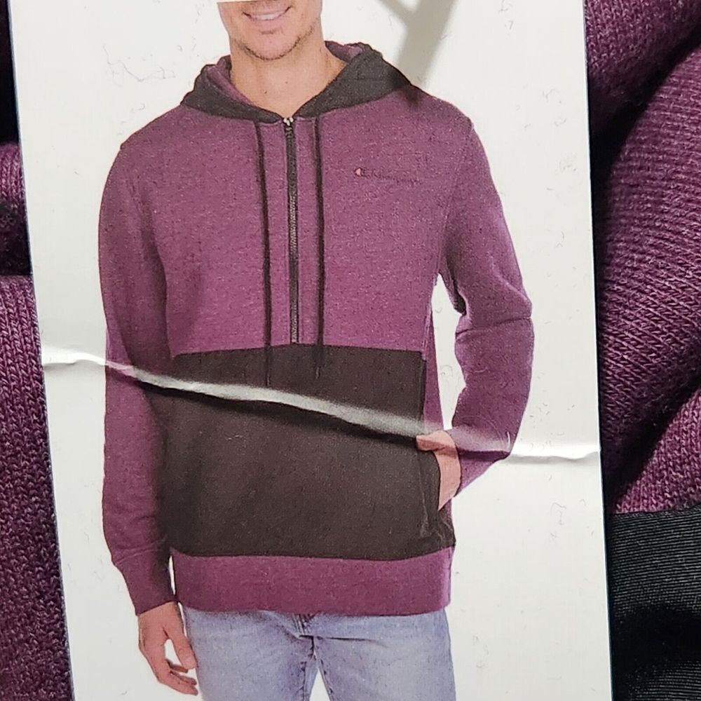 Champion Hoodie Jacket size Medium Color Plum Athletic
